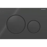 Geberit Vertriebs - BetPl. Sigma20, für 2-Mengen-Spülung schwarz, schwarz matt