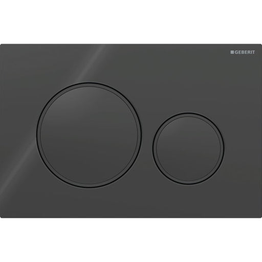 Geberit Vertriebs - BetPl. Sigma20, für 2-Mengen-Spülung schwarz, schwarz matt