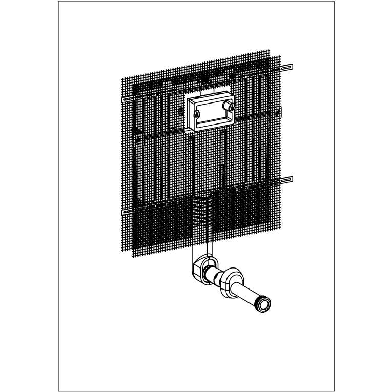 VILLEROY & BOCH - UP-Spülkasten Compact ViConnect 9224 648x740/825x80mm