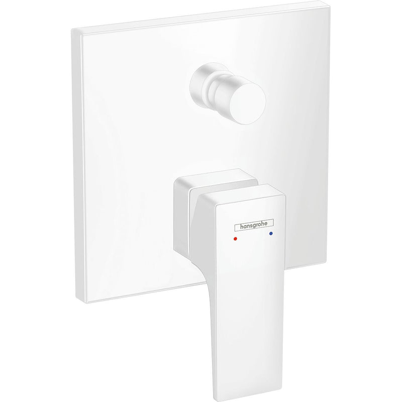 Hansgrohe - Wannenmischer Unterputz METROPOL F-Set mattweiß mit Sicherungskombination