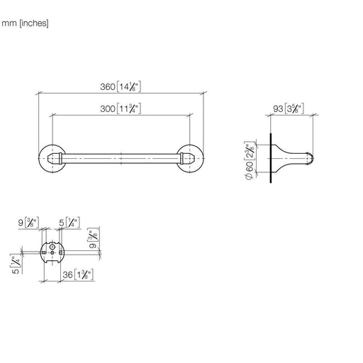 Dornbracht - Wannengriff MADISON 83030361 chrom