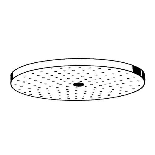 Hansgrohe - Tellerkopfbrause AXOR STARCK 240 mm 28494000 mit Air Injektion chrom