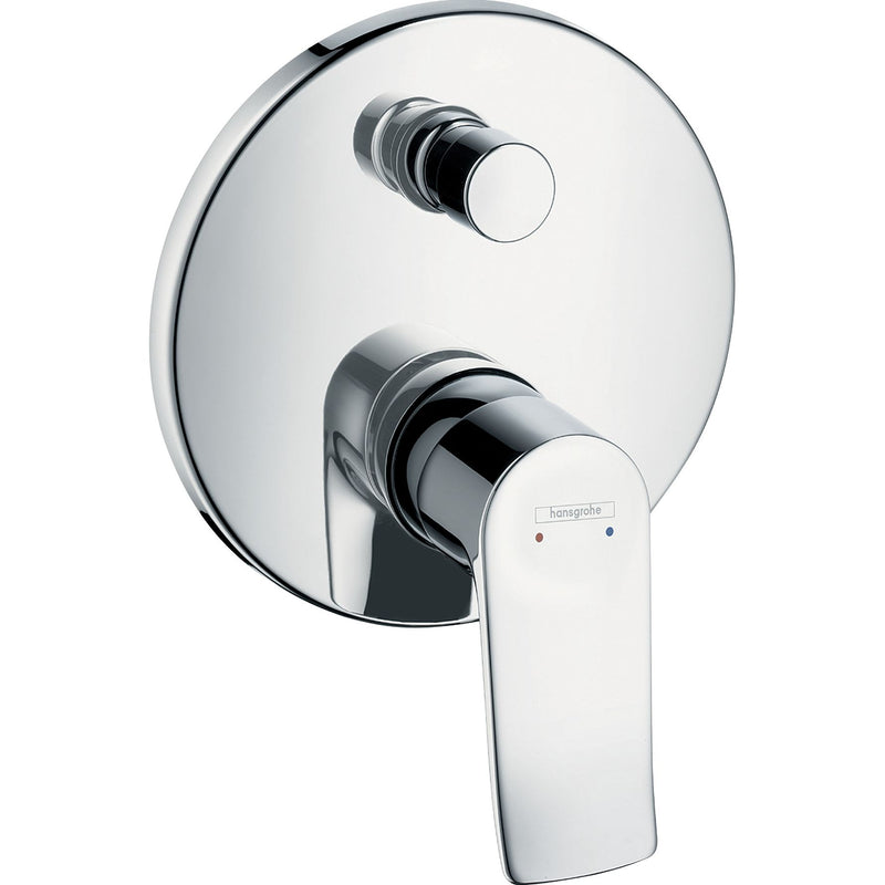 Hansgrohe - Fertigset Wannen EHM UP METRIS 31487 chrom mit Sicherungskombination