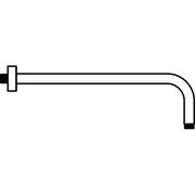 Ideal Standard - Wandanschluss IDEALRAIN 400mm, Silver Storm