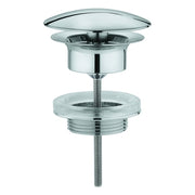 Grohe - Ablaufventil 65808 1 1/4 für Waschtisch ohne Überlauf chrom