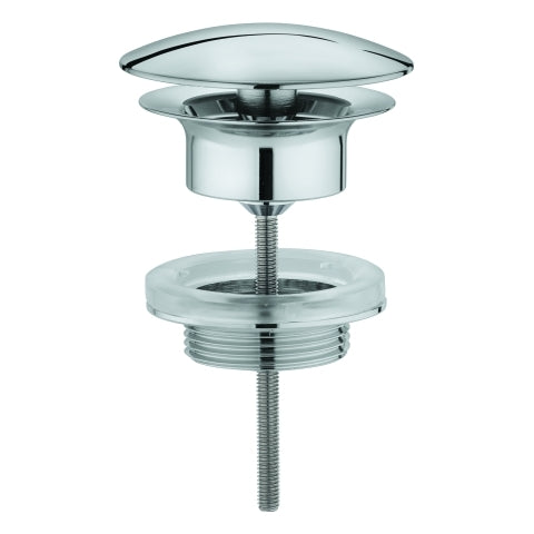 Grohe - Ablaufventil 65808 1 1/4 für Waschtisch ohne Überlauf chrom