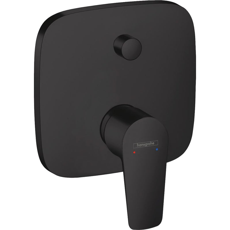 Hansgrohe - Wannenmischer Unterputz TALIS E Fertigset mattschwarz m.Sicherungskombi