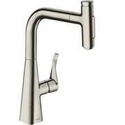 Hansgrohe - Spültischmischer 240 METRIS Select M71 Ausziehbrause 2jet sBox steel