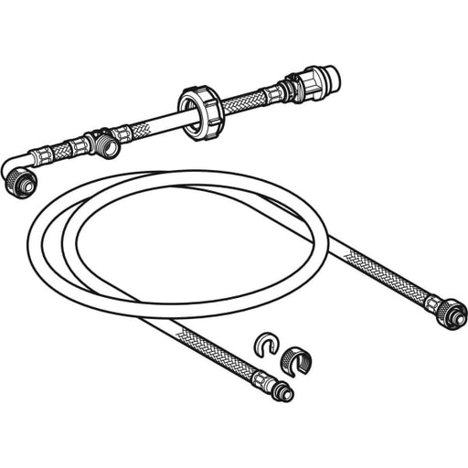 Geberit Vertriebs - Wasseranschluss-Set Sela an UP-Spk. UP200 verdeckt BH 98 cm