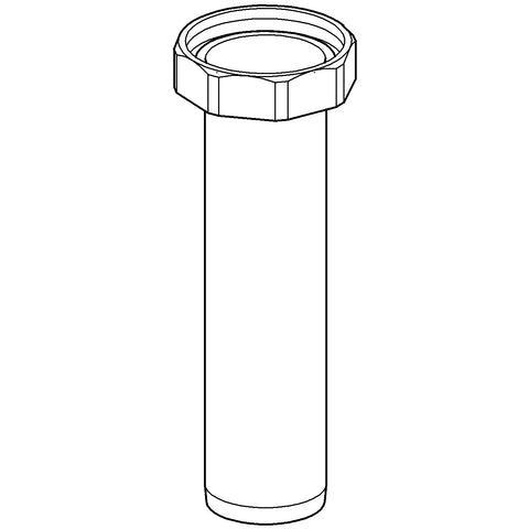 Grohe - Abgangsstutzen 43316 komplett für WC-Druckspüler Aufputz chrom
