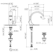Dornbracht - WT-EHM mit Ablaufgarnitur CYO 33505811 chrom