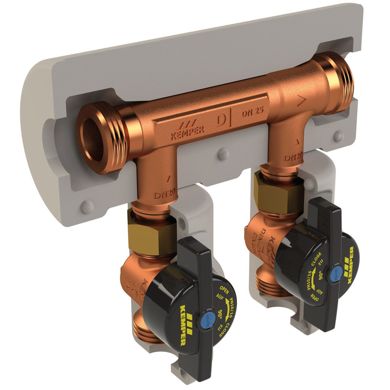 Gebr. Kemper - KHS-Dyn.Venturi-Strömungst.-Gr.AP DN32 A+R:DN20 VAV:DN20 AG/ÜW Fg.65002032