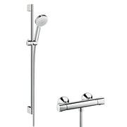 Hansgrohe - Brausenkombi Crometta 100 Vario/ Ecostat Univ./U'Crometta 900mm ws/chr