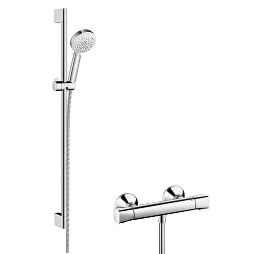 Hansgrohe - Brausenkombi Crometta 100 Vario/ Ecostat Univ./U'Crometta 900mm ws/chr