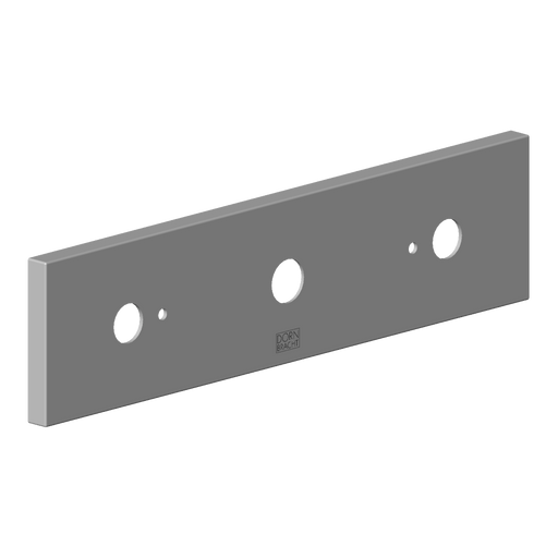 Dornbracht - WaterSheet Rosette Ersatzteile 092778031 240x60x9mm platin gebürstet