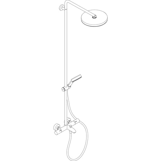Hansgrohe - Showerpipe Pulsify S Puro 260 1jet EcoSmart Wannenthm. Aufputz chrom