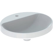 Geberit Vertriebs - Einbau-WT VARIFORM, oval, 500x450mm mit Hahnloch, o. Ül., weiß, KeraTect