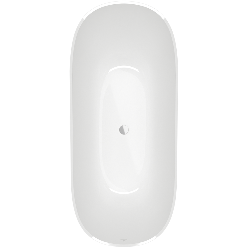VILLEROY & BOCH - BW Theano Curved Edition 1700x750x 640mm Curved Edition freist. Weiß Alpin