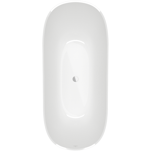 VILLEROY & BOCH - BW Theano Curved Edition 1700x750x 640mm Curved Edition freist. Weiß Alpin