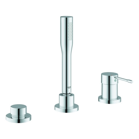 Grohe - 3-Loch EH-Wannenkombin. ESSENCE 19976 mit Handbrause Euphoria C chrom