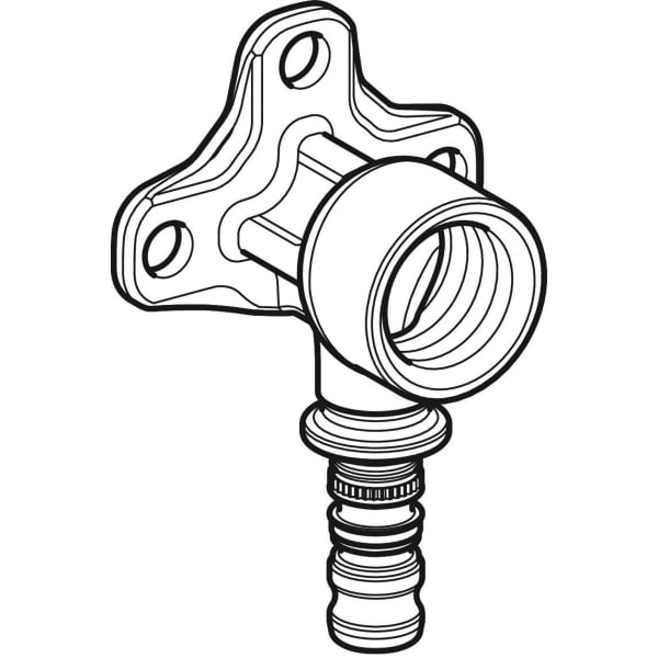 Geberit Vertriebs - Mepla Anschlusswinkel 90Gr Rg d20-Rp1/2 L:36mm