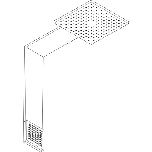 Hansgrohe - Brausenmodul 250/250 Axor ShowerComposition 2jet Schulterbr.MSW