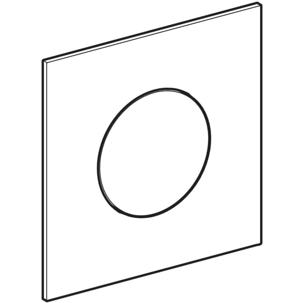 Geberit Vertriebs - Typ 40 BetPl.f. UR-Strg. pneum. Sp Round, messingfarben gebürstet, Etc