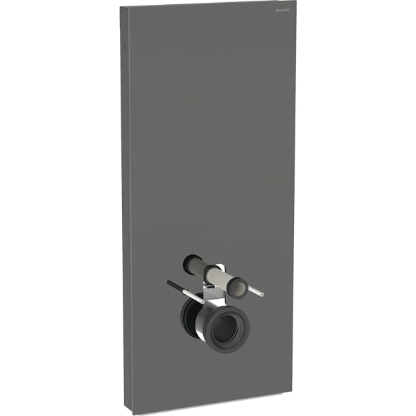 Geberit Vertriebs - Monolith Plus Sanitärmodul f. WWC 114cm, Glas lava / alu. schwarzchrom