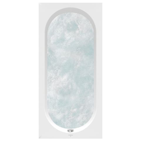 VILLEROY & BOCH - Badewanne Oberon 1700x750x475mm re-eckig m. System HE TP1 Weiß Alpin