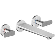 Hansgrohe - 3-Loch Fertigset Wannemisch.Wand UP Axor Citterio C Cubic cut chrom