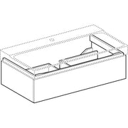 Geberit Vertriebs - Unterschrank XENO2 f. WT, 1 Schubl. 88x22x46,2cm, weiß