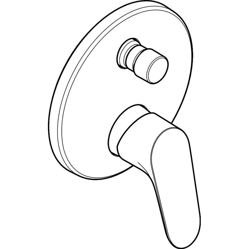 Hansgrohe - Fertigset Wannen EHM UP FOCUS 31945000 chrom