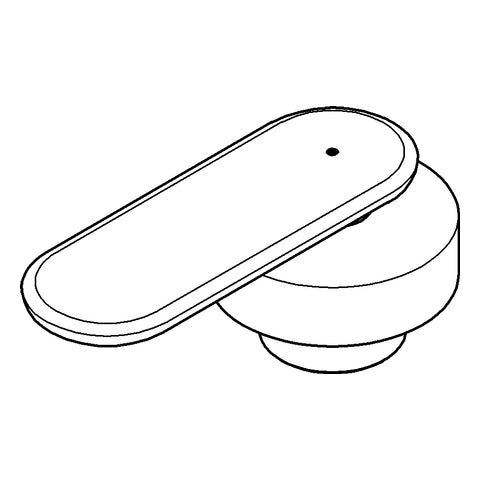 Grohe - Griff rot 48016 moon white