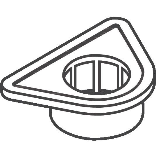 Hansgrohe - Befestigungsplatte Spültischmischer 97523000
