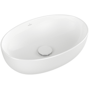 VILLEROY & BOCH - Aufsatzwaschbecken Artis 480x325mm Oval ohne Überlauf Weiß Alpin