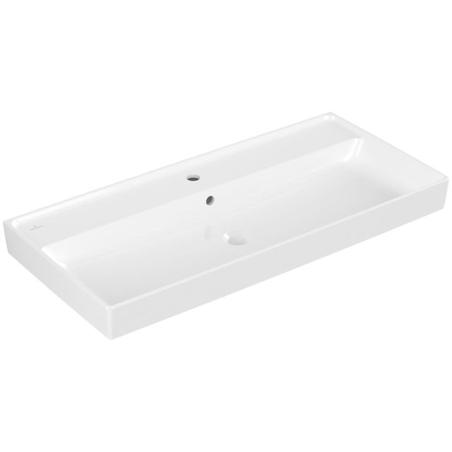 VILLEROY & BOCH - SchrankWT Collaro 1000x470mm re-eckig 1HL. m. ÜL. geschliffen Weiß Alpin