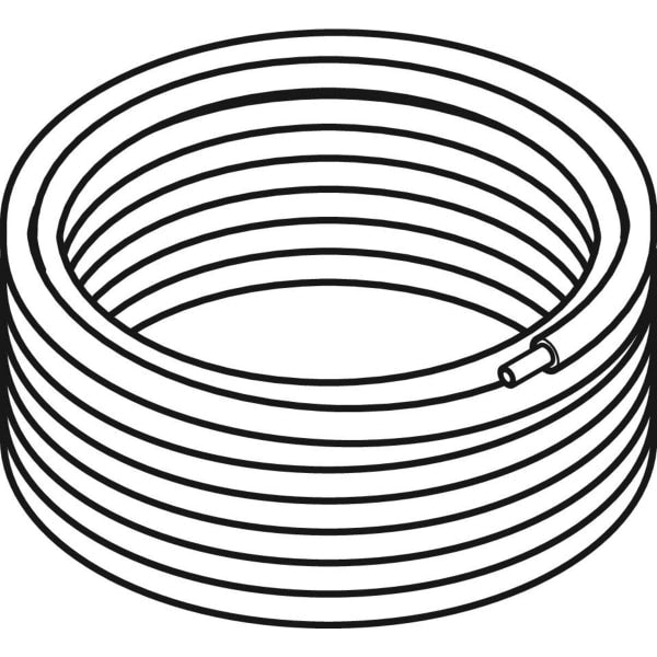 Geberit Vertriebs - Mepla Systemrohr ML, rund vorgedämmt d26 L25m, Dämmung 13mm