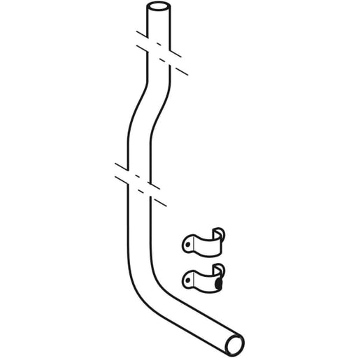 Geberit Vertriebs - Spülbogen 90Gr 156x24cm gekröpft d32