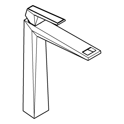 Grohe - EH-WT-Batt. Allure Bril. PC 24419 XL-Size Griff VN-Caesarstone chrom