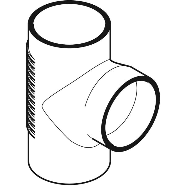 Geberit Vertriebs - Bogenabzweig Silent-db20 88,5Gr. d135/110
