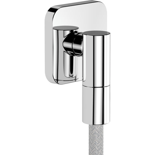Hansgrohe - Wandanschluss FixFit Fine Q mit Rückflussverhinderer chrom