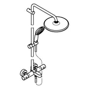 Grohe - Duschsystem Tempesta 250 26672_1 Wannen-THM KB Tempesta 250 matte black