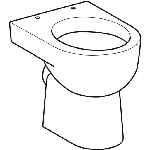 Geberit Vertriebs - Stand-WC flach RENOVA NR.1 203010 weiß 6 l