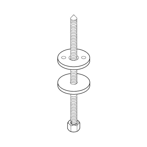 Grohe - Befestigungssatz 49512 für Aufsatz-Waschtische und Aufsatzschale