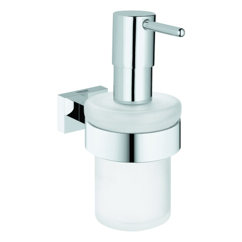 Grohe - Seifenspender mit Halter ESSENTIALS CUBE 40756 chrom