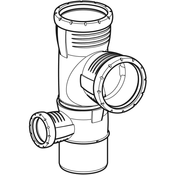 Geberit Vertriebs - Silent-Pro Kombibogeneckabzweig 87,5Gr d110/110/50 links