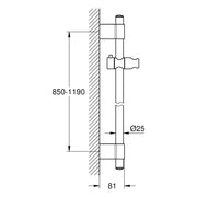 Grohe - Brausestange Metall 27136 1150mm für RAINSHOWER u. RELEXA chrom