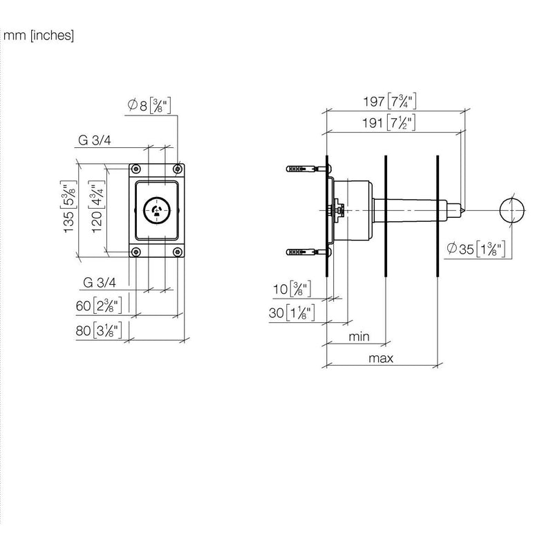 Dornbracht - UP-Ventil UP-Produkte 35608970 3/4