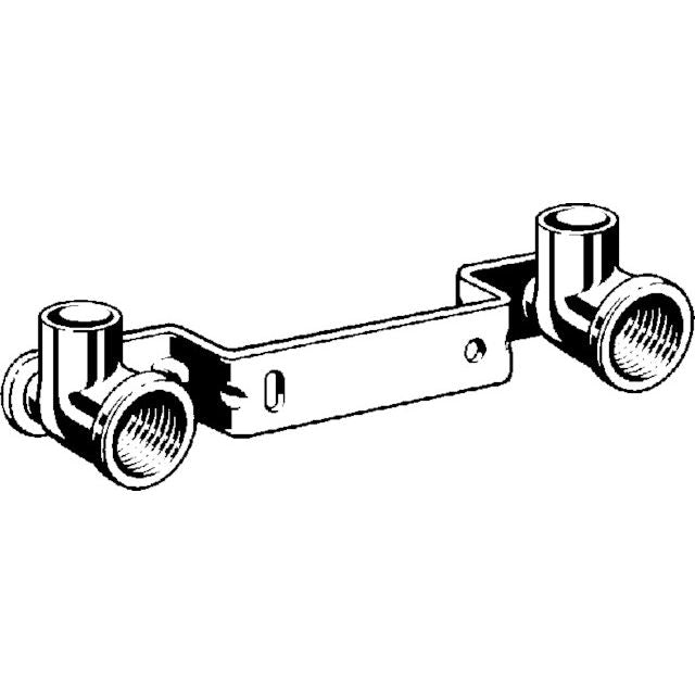 Viega - Montageeinheit Gemini 94476.0 18mm x 1/2 IG x 150mm Rotguss