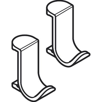 Hansgrohe - Handtuchhaken WALLSTORIS breit mattweiß